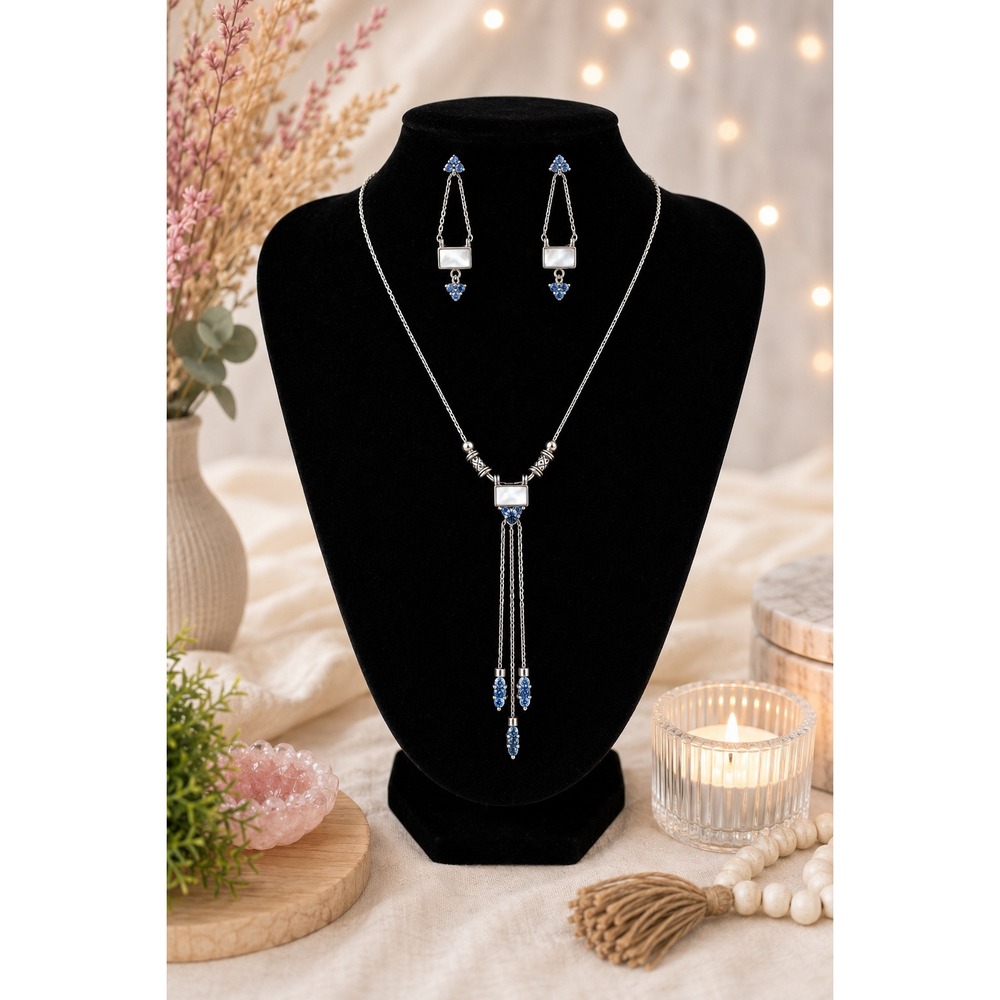 Multi-Strand Gemstone Chip Necklace + FREE Brand-New Napier Jewelry Bonus! - Picture 6 of 6